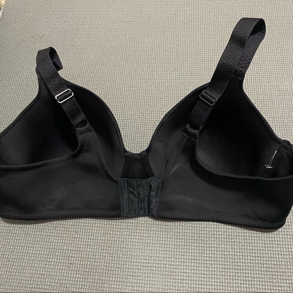 Vanity Fair Women's Full Figure Contour Bra Size 44C In Black 76380 - Picture 3 of 4